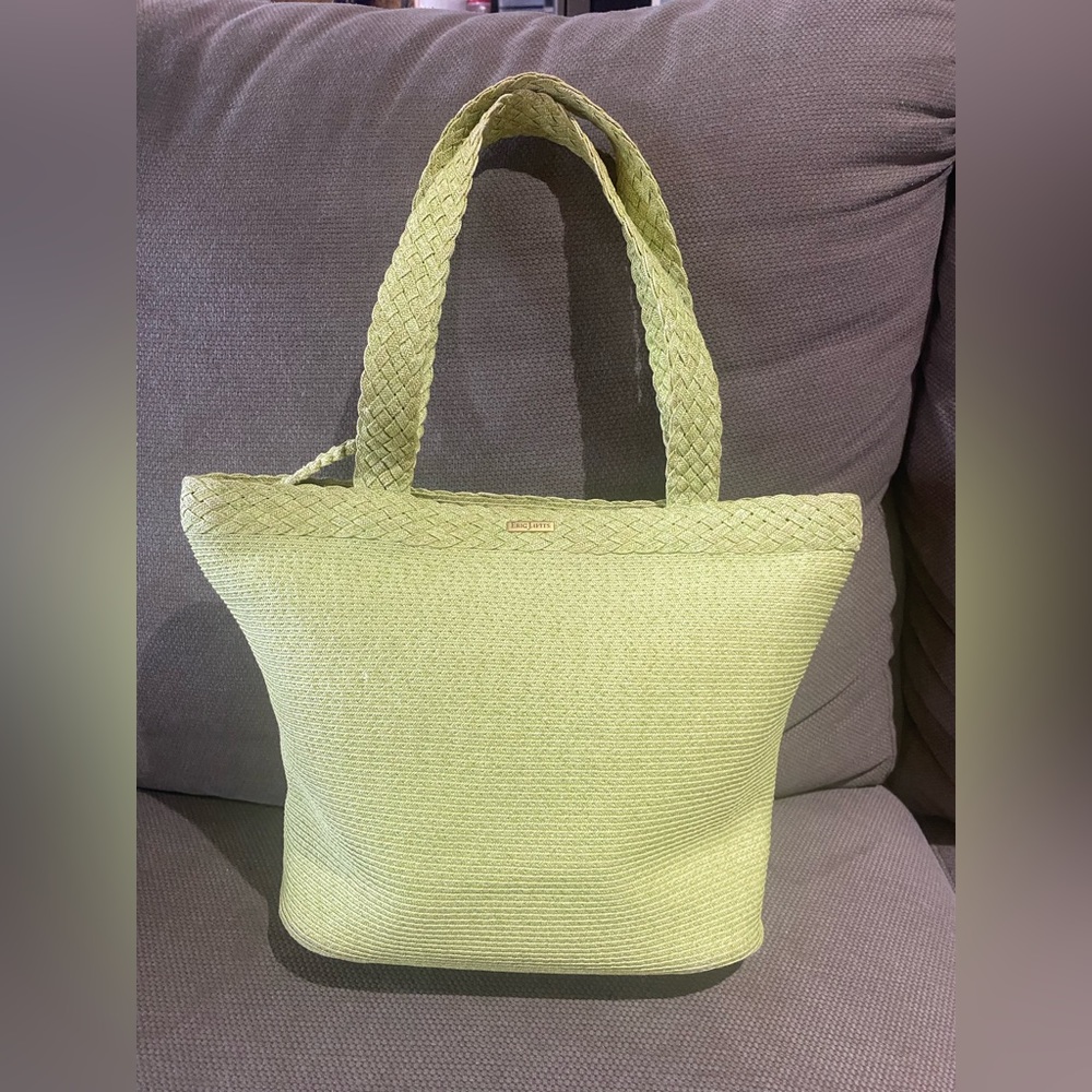 Eric Javits Green Squishee© Tote Purse - Medium Size
